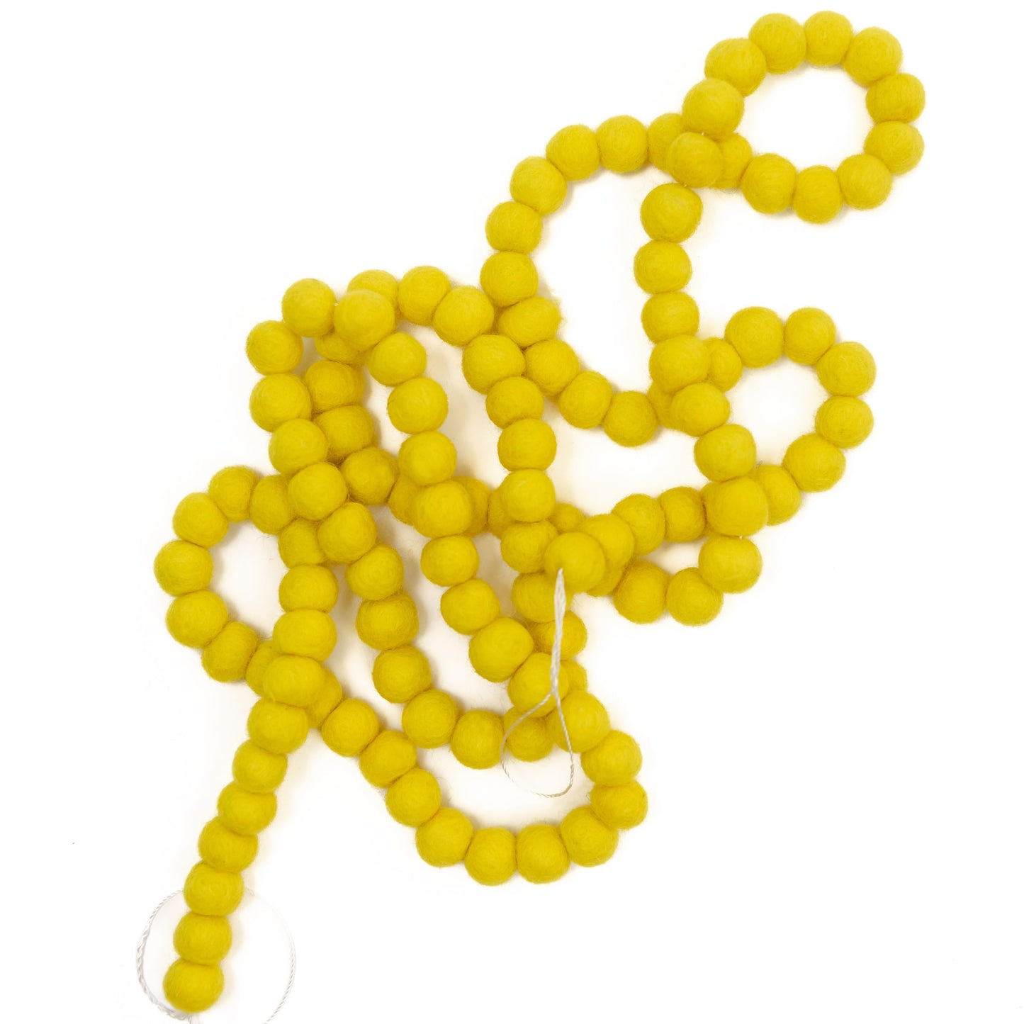 Mini Felt Ball Garland 115 100% Wool Ball Pom Pom Garland for Birthday Party Decor, Spring Banner, Bridal Shower