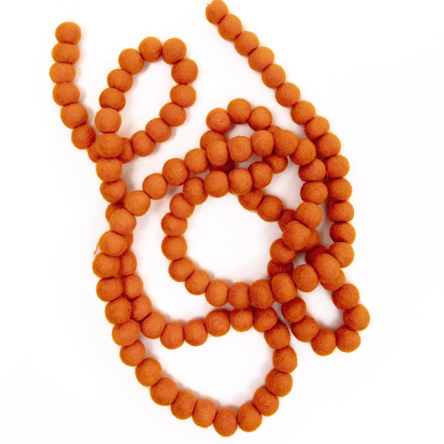 Mini Felt Ball Garland 115 100% Wool Ball Pom Pom Garland for Birthday Party Decor, Spring Banner, Bridal Shower