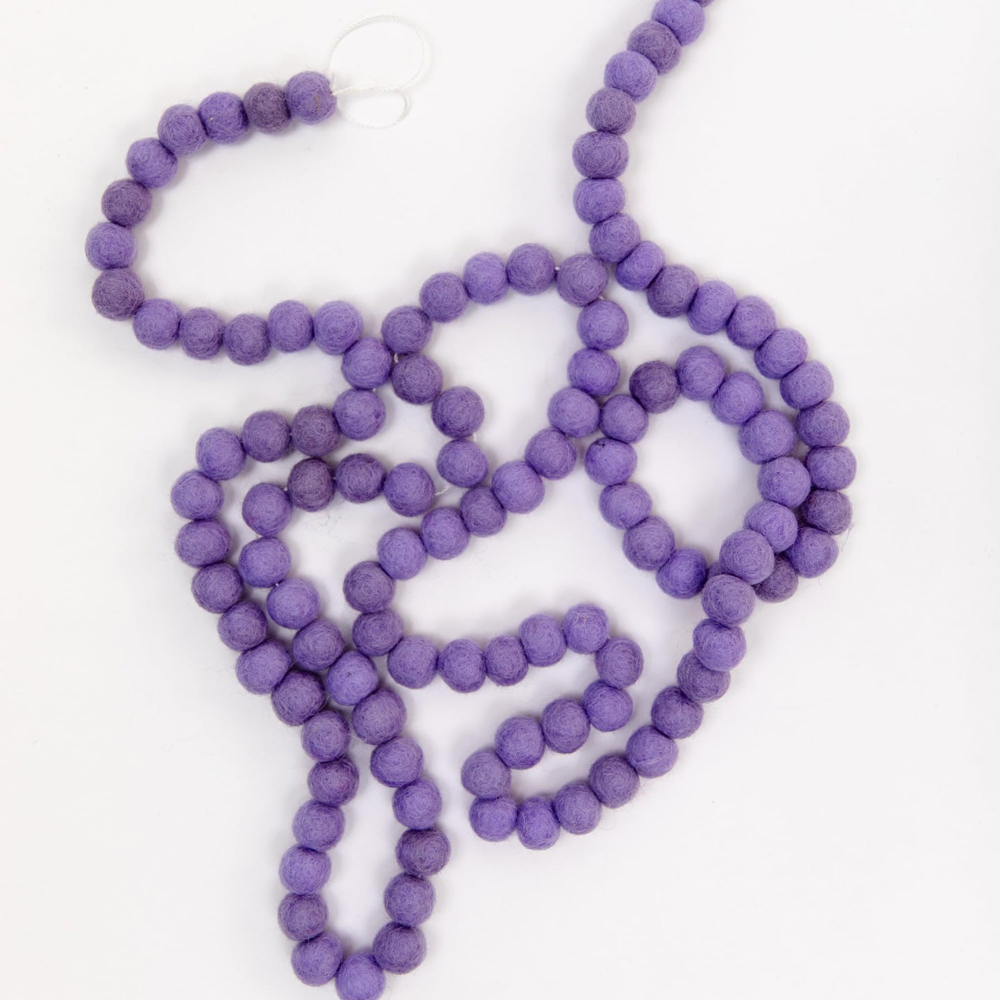 Mini Felt Ball Garland 115 100% Wool Ball Pom Pom Garland for Birthday Party Decor, Spring Banner, Bridal Shower