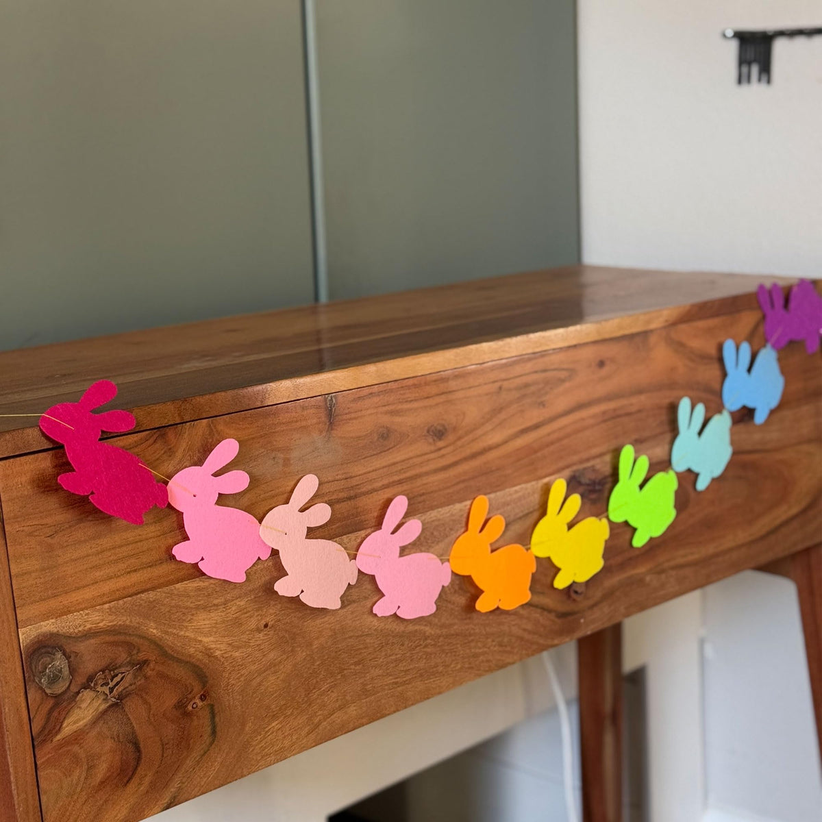 Felt Bunny Garland