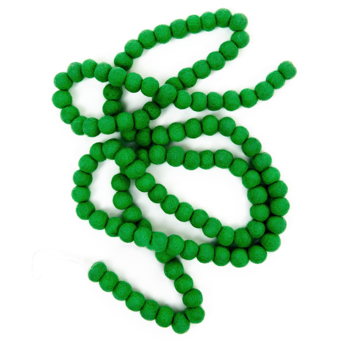 Mini Felt Ball Garland 115 100% Wool Ball Pom Pom Garland for Birthday Party Decor, Spring Banner, Bridal Shower