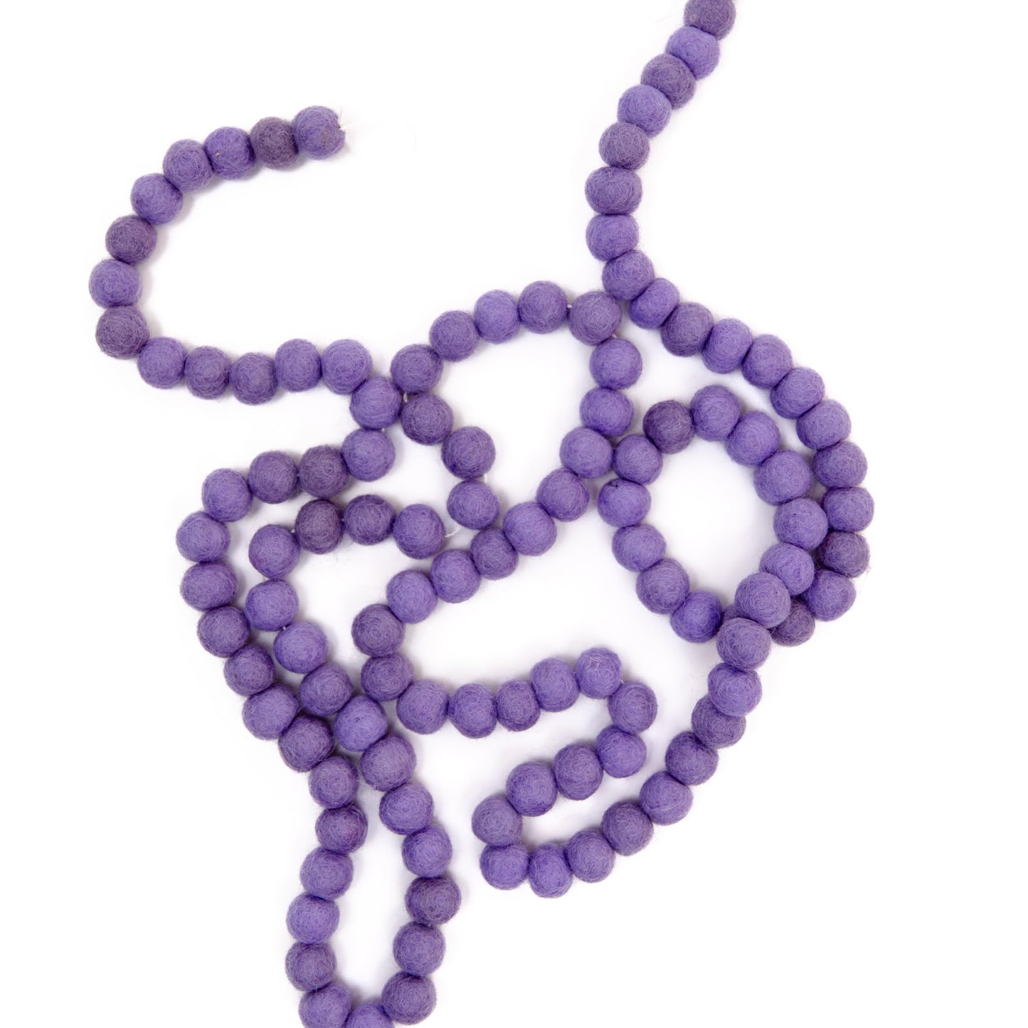 Mini Felt Ball Garland 115 100% Wool Ball Pom Pom Garland for Birthday Party Decor, Spring Banner, Bridal Shower