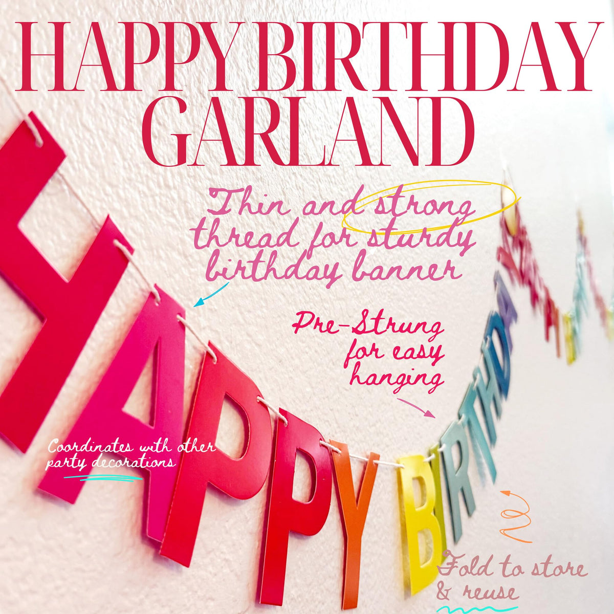 Happy Birthday Garland