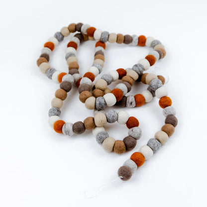 100% Wool Felt Garland for Easter, Birthday, Christmas Decor, Boho Rainbow Garland