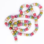 Rainbow Felt Ball Garland