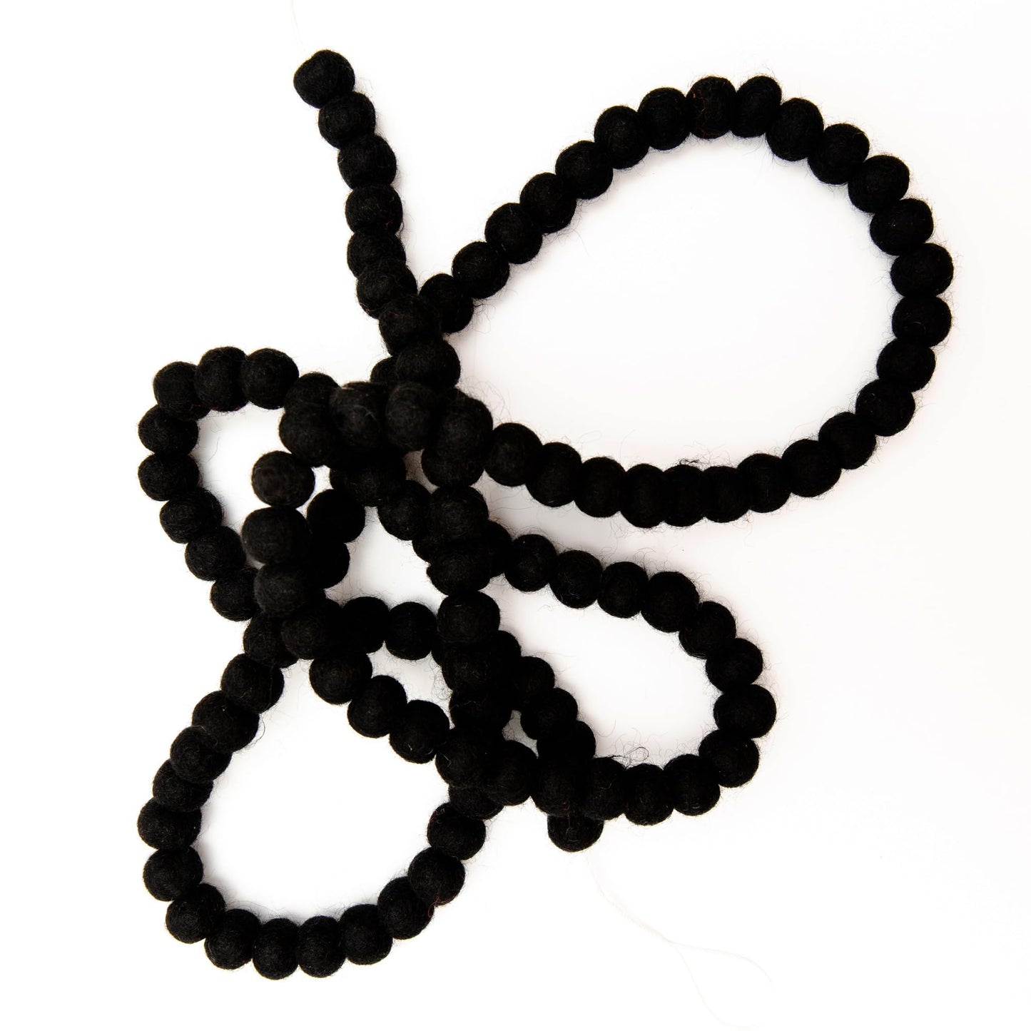 Mini Felt Ball Garland 115 100% Wool Ball Pom Pom Garland for Birthday Party Decor, Spring Banner, Bridal Shower