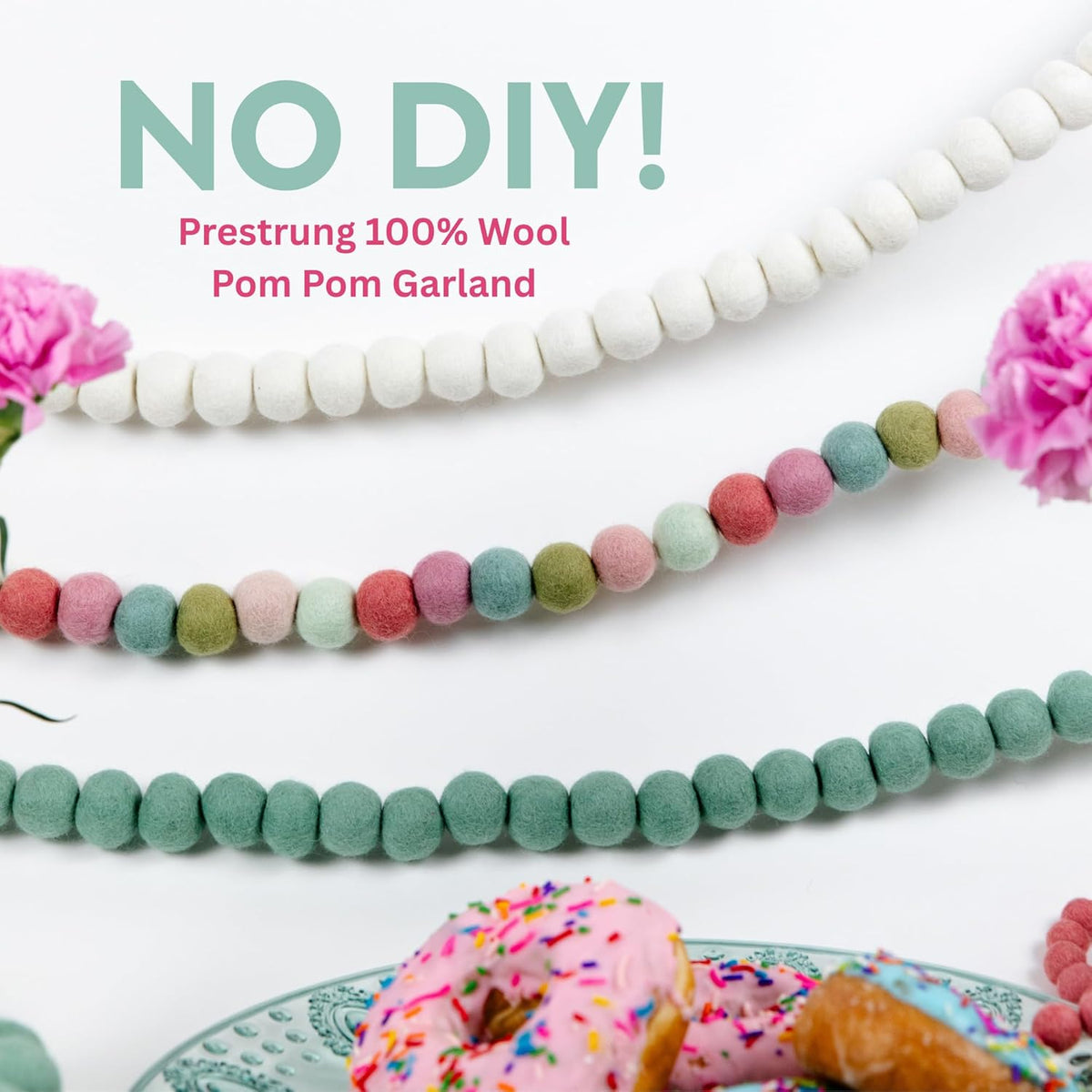 Felt Ball Garland