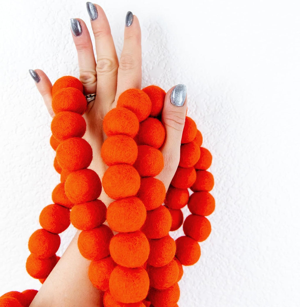 Felt Ball Garland