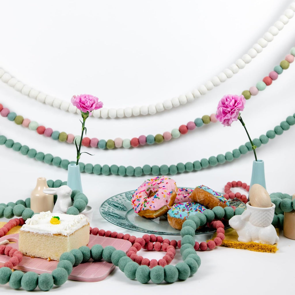 Felt Ball Garland