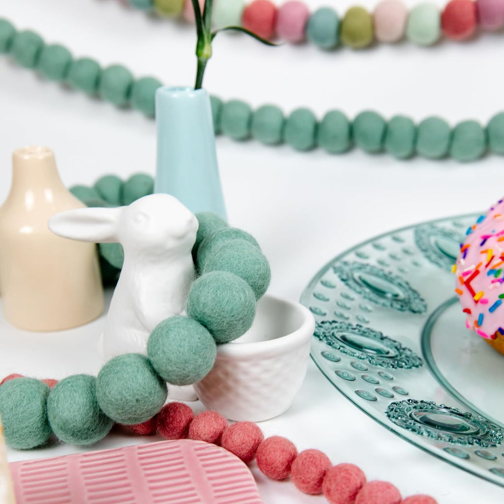 Felt Ball Garland