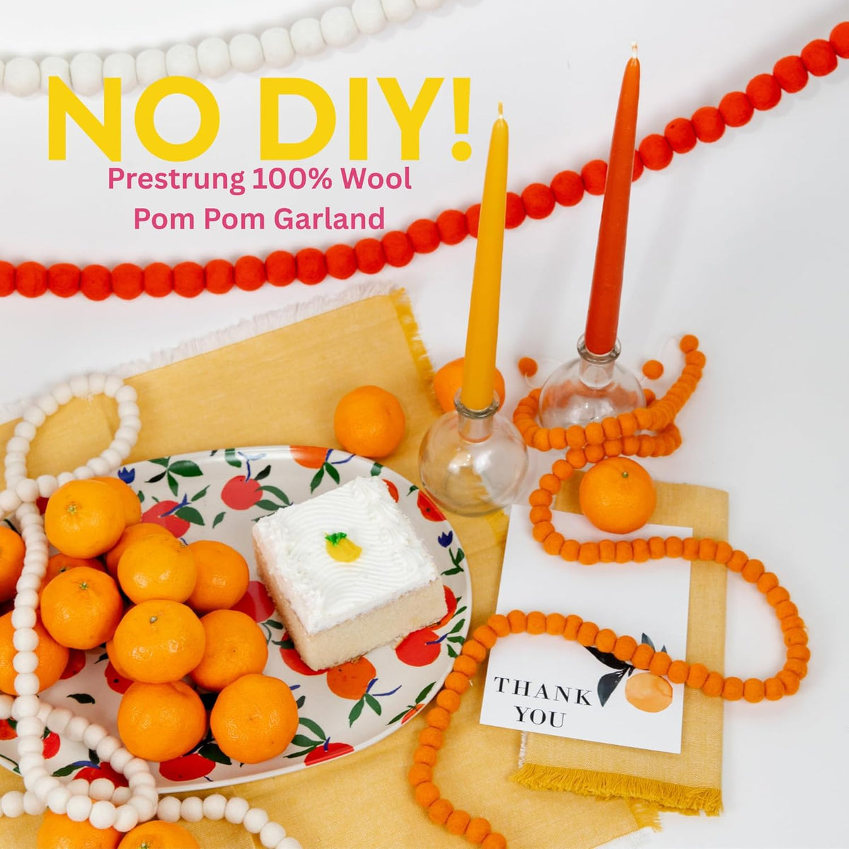 Felt Ball Garland