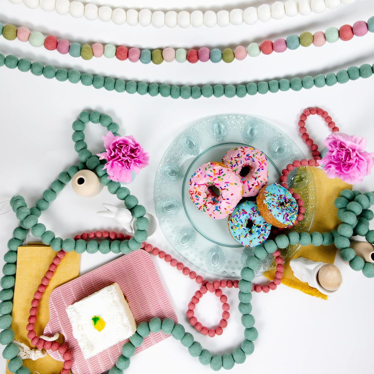 Felt Ball Garland