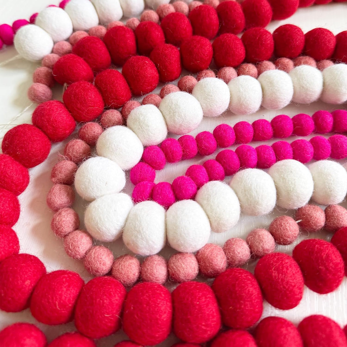 Felt Ball Garland