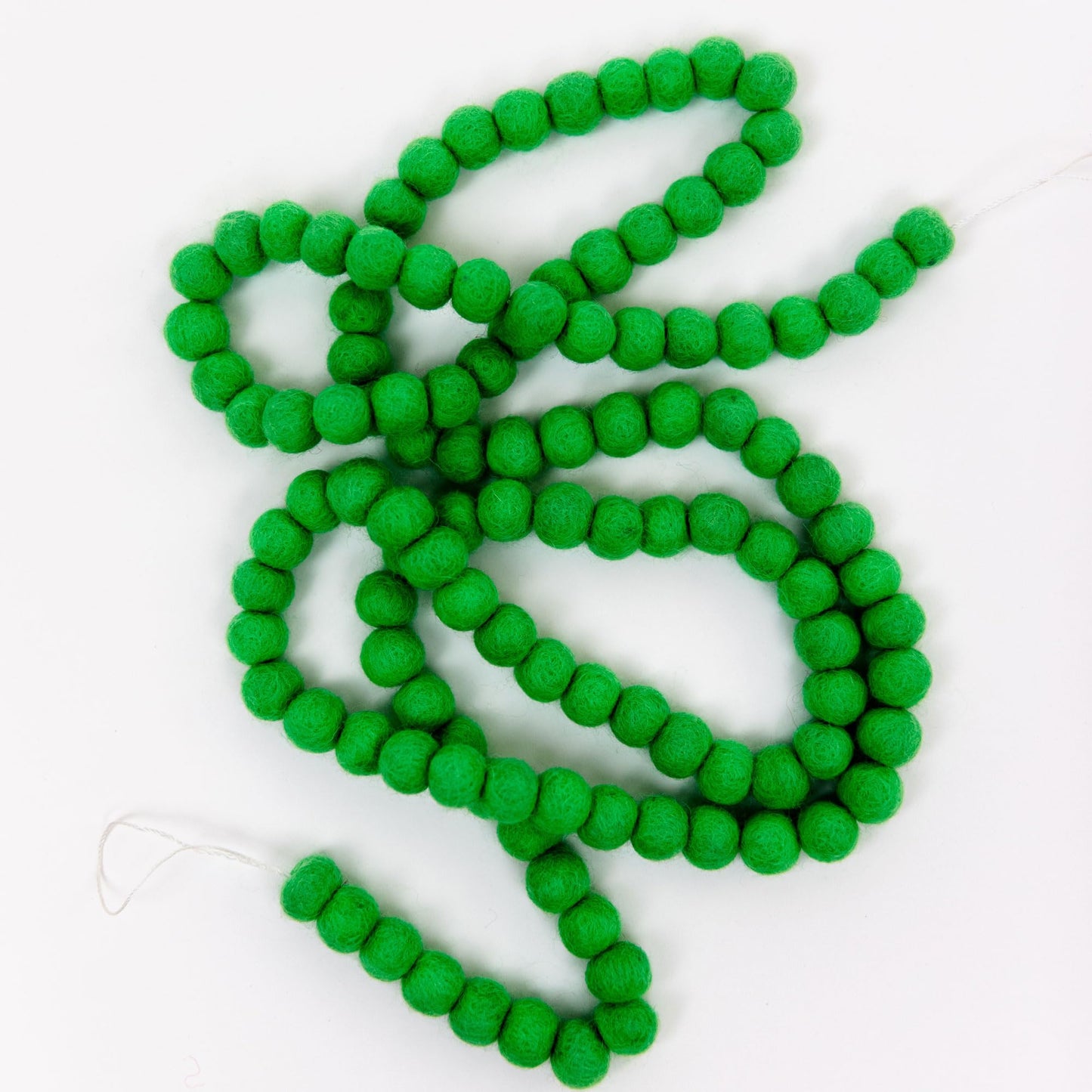 Mini Felt Ball Garland 115 100% Wool Ball Pom Pom Garland for Birthday Party Decor, Spring Banner, Bridal Shower