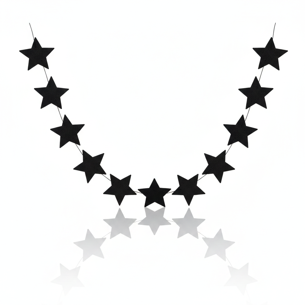 Felt Star Garland