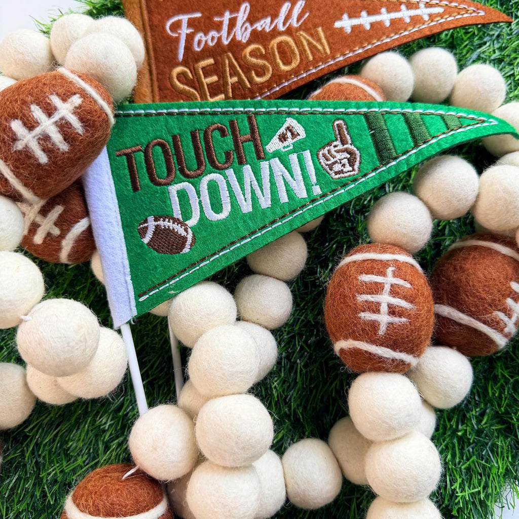 Football Felt Garland