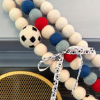 Soccer Ball Felt Garland