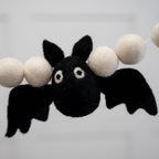 Bat Felt Halloween Garland