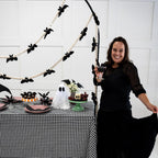 Bat Felt Halloween Garland