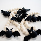 Bat Felt Halloween Garland