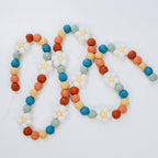 Flower Felt Ball Garland