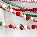 Strawberry Felt Garland