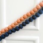 Mini Peach Felt Garland