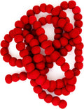 Red Felt Ball Garland