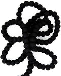 Black Large Felt Ball Garland