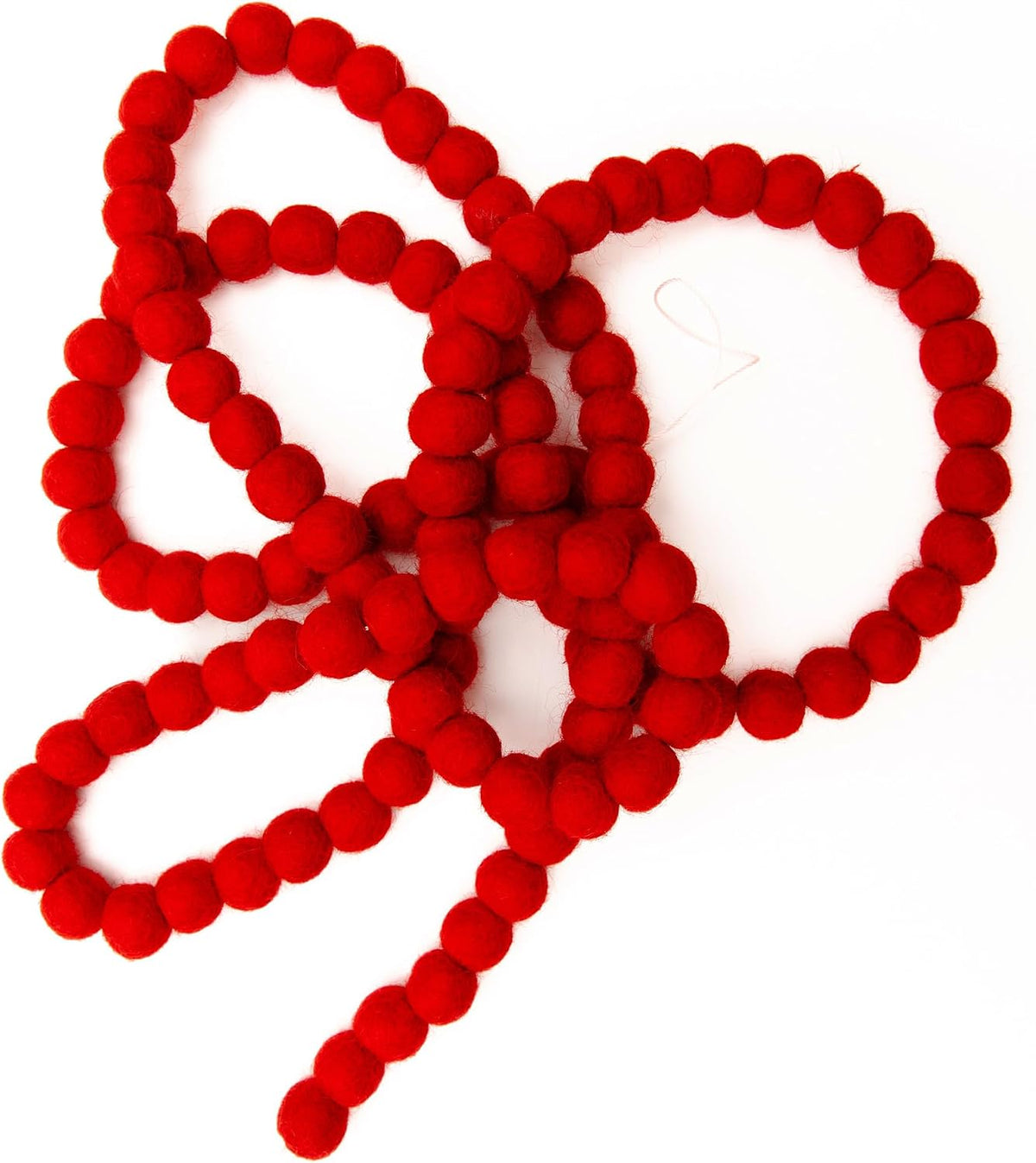 Red Mini Felt Garland