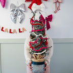 Red Mini Felt Garland