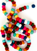 Colorful Felt Ball Garland,