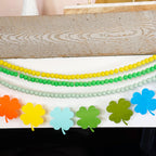 St Patricks Day Shamrock Garland