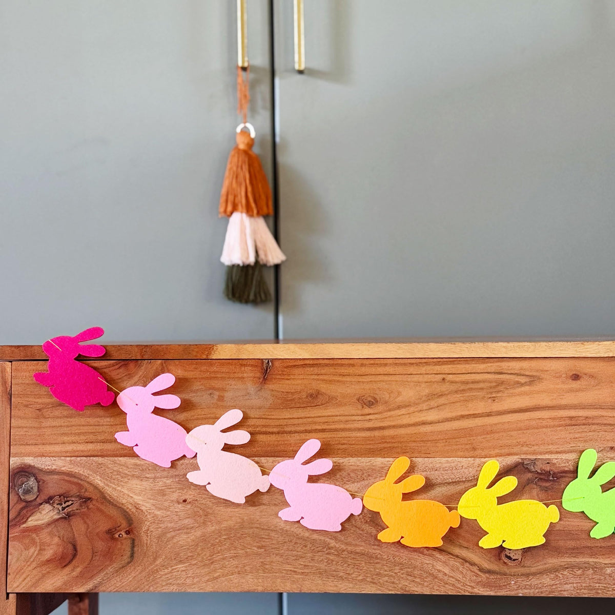 Felt Bunny Garland