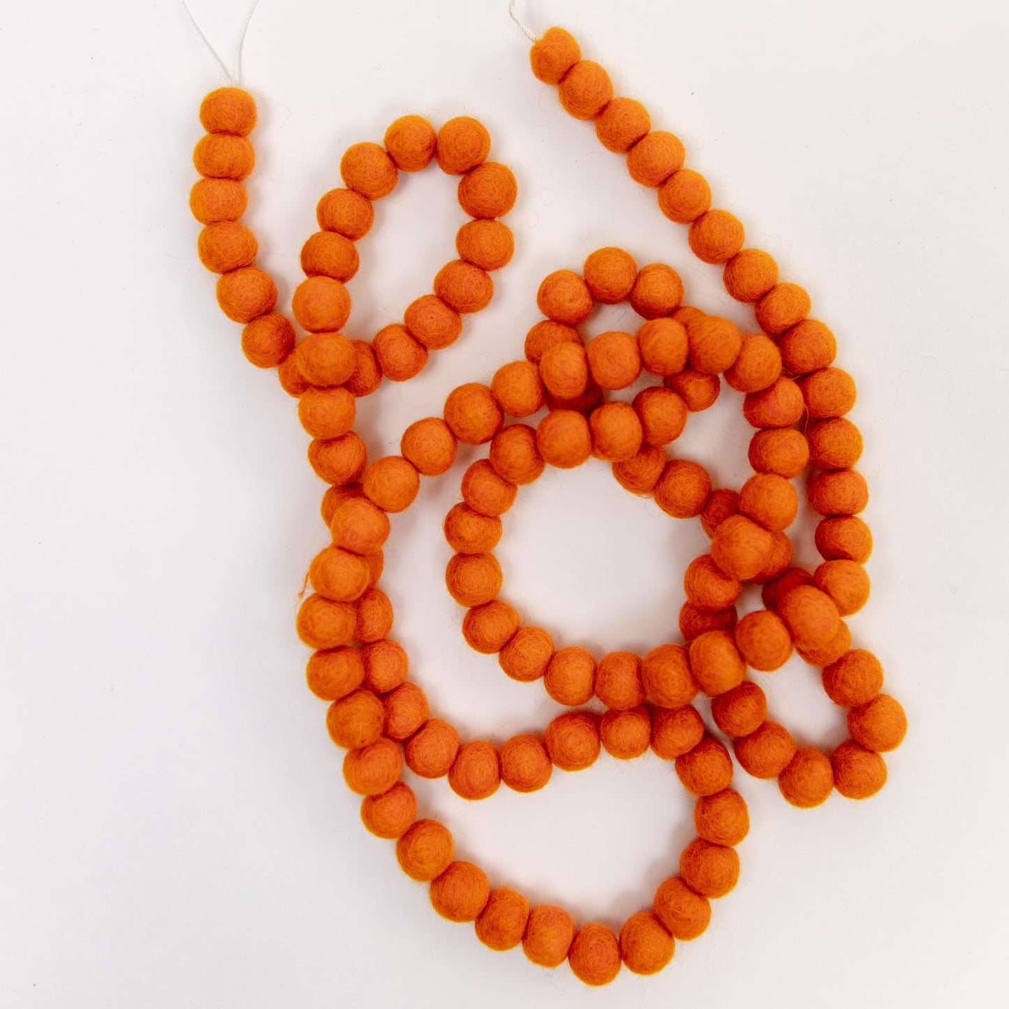 Mini Felt Ball Garland 115 100% Wool Ball Pom Pom Garland for Birthday Party Decor, Spring Banner, Bridal Shower