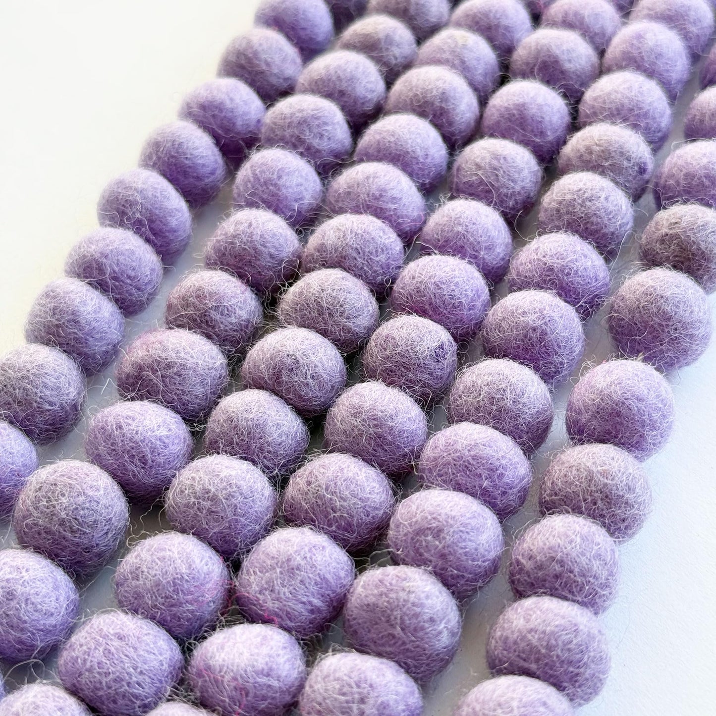 Mini Felt Ball Garland 115 100% Wool Ball Pom Pom Garland for Birthday Party Decor, Spring Banner, Bridal Shower